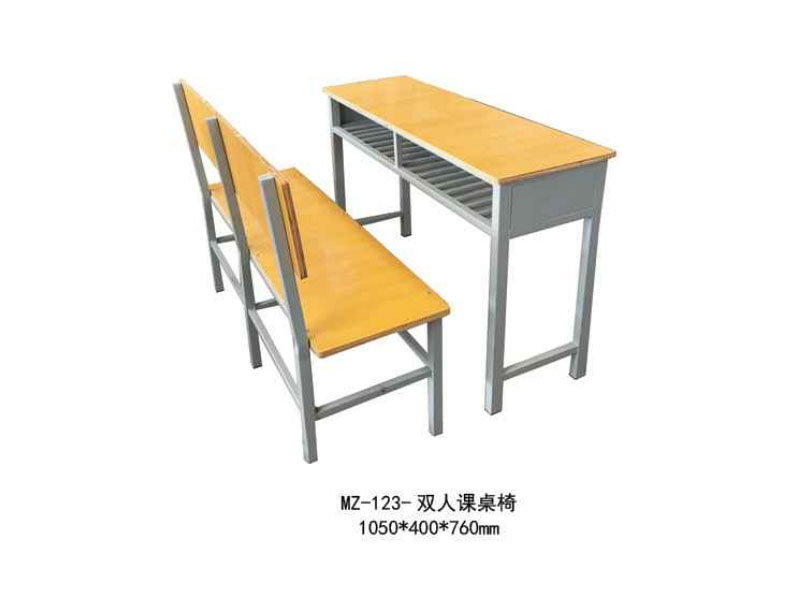 MZ-123-双人课桌椅